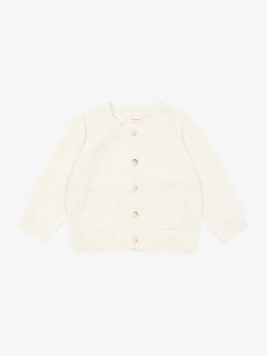 Fixoni - Cardigan Knit, Antique White
