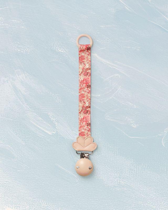 Elodie Pacifier Clip - River Rose