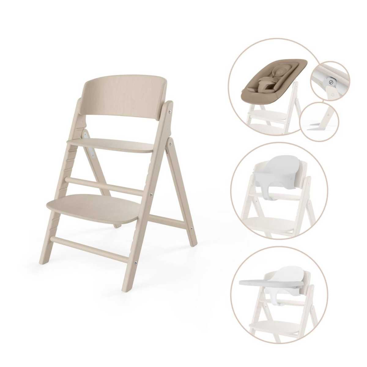 Cybex Click & Fold 4-in-1,  All Natural