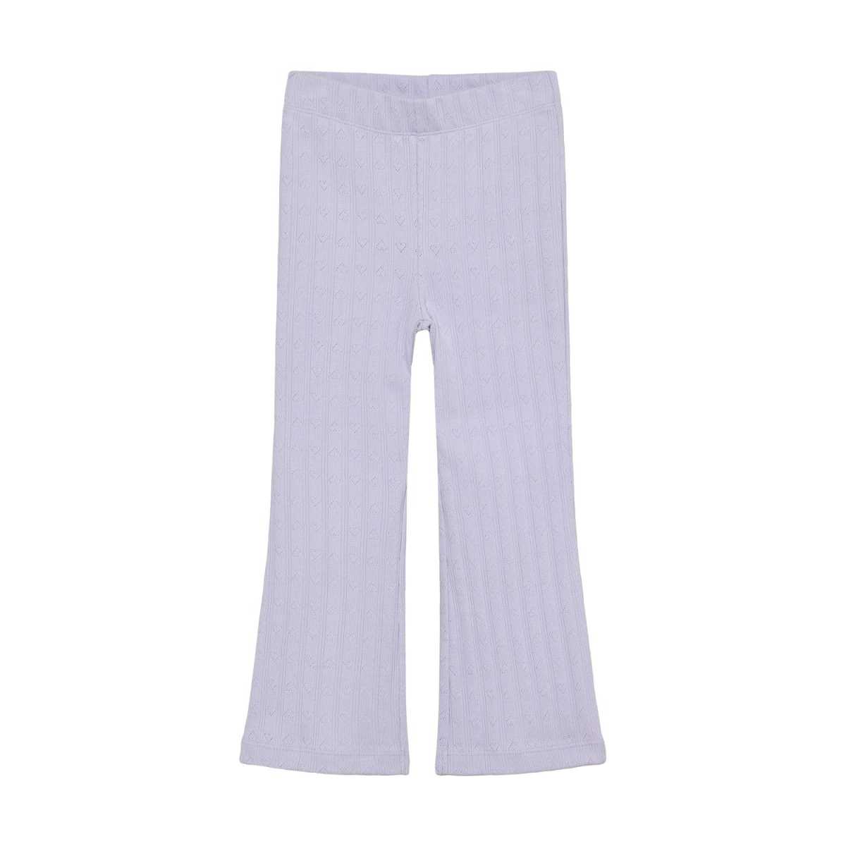 En Fant Leggings Pointelle, Purple Heather