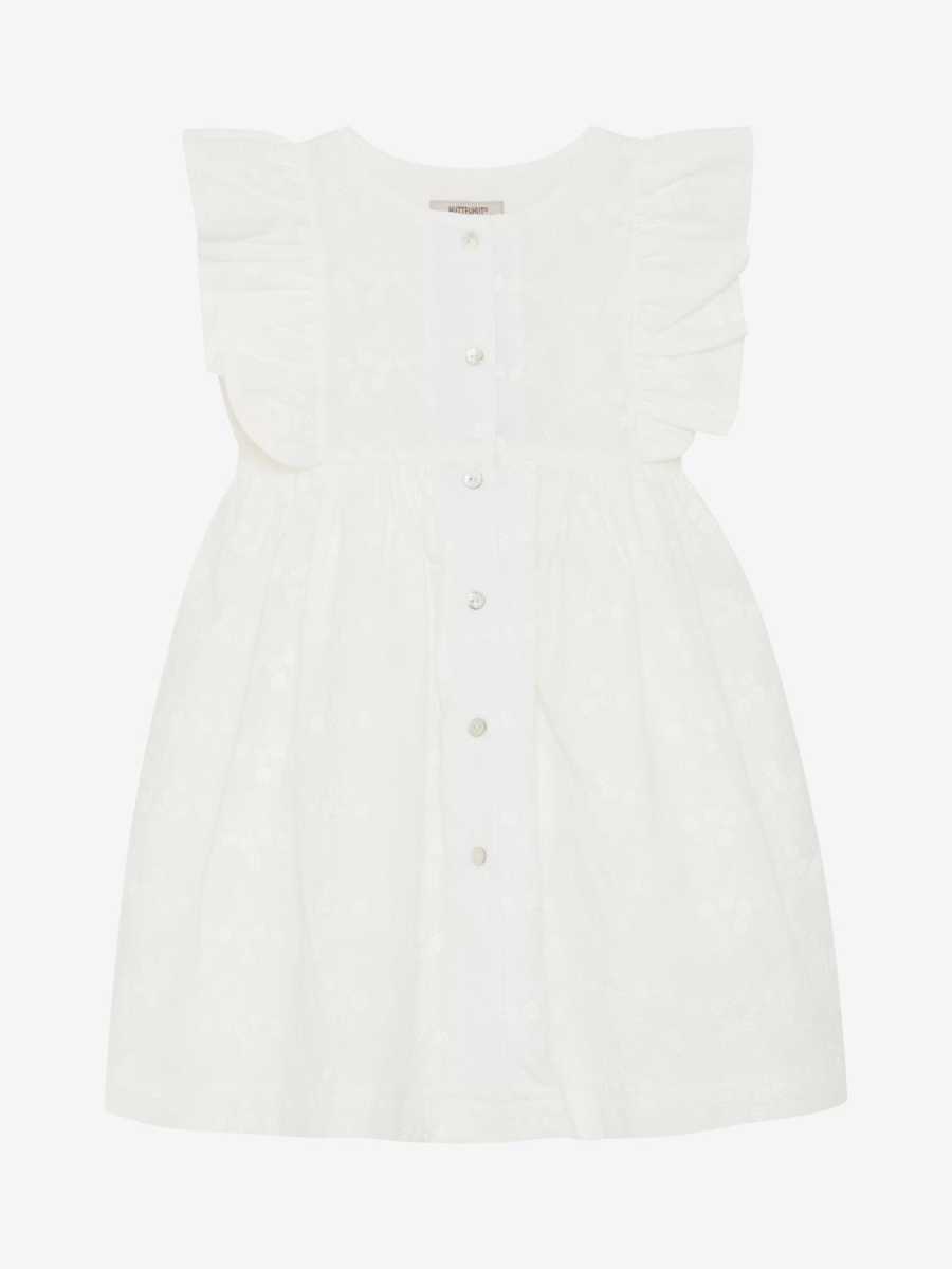 HUTTEliHUT - Dress SS Embroidery, Antique White
