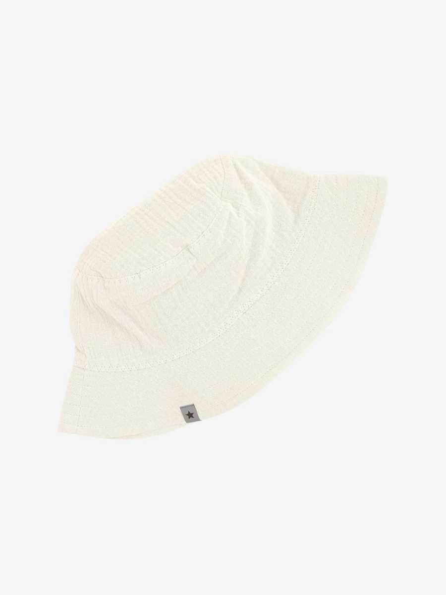 HUTTEliHUT - Bucket Hat Muslin, Antique White