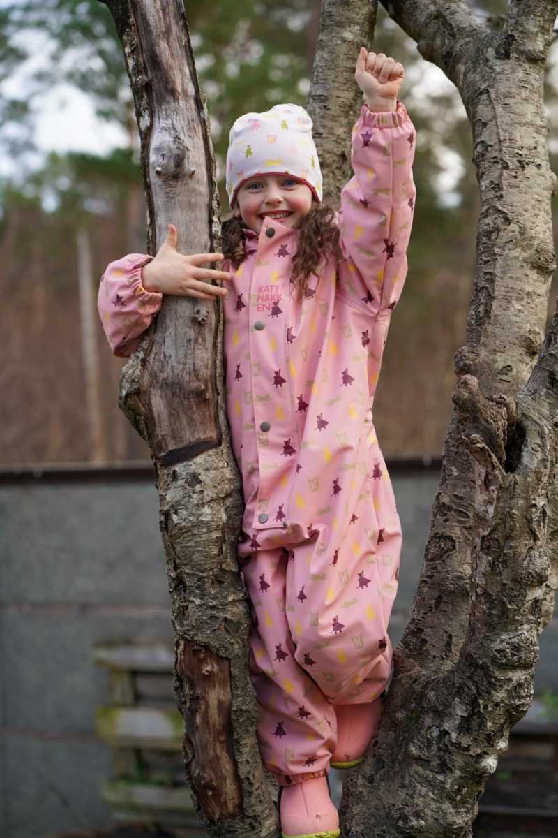 Kattnakken Helårsregndress Hagl, Rosa Krystall