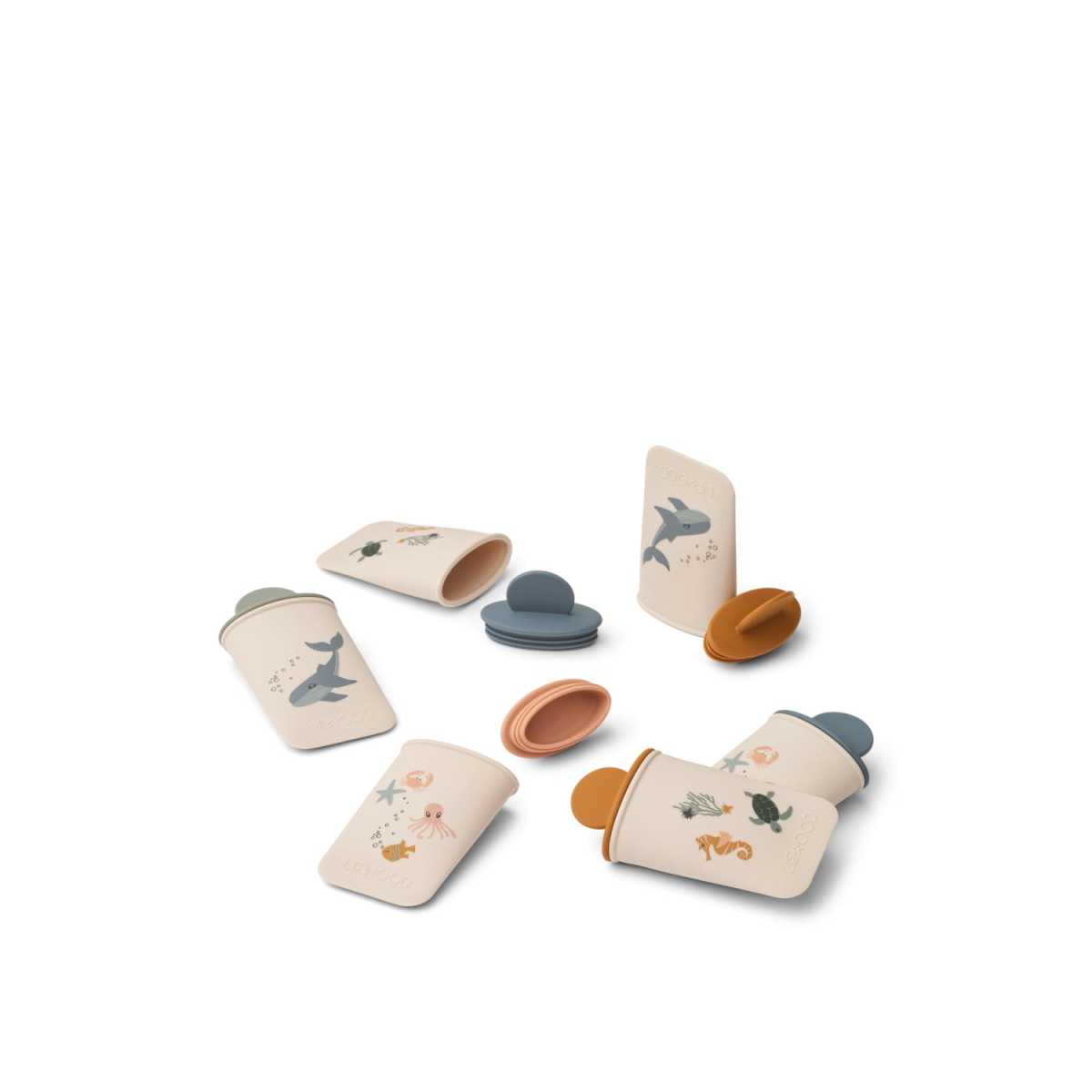 Liewood Malik Printed Mini Ice Pops 6-Pack
