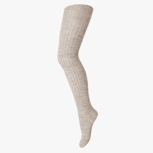 Wool rib tights