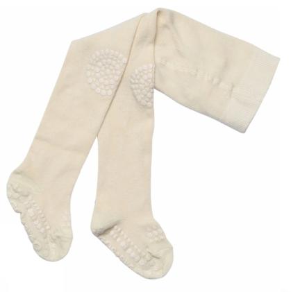 Gobabygo Crawling Tights Bamboo, Off-white
