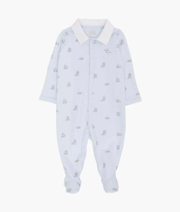 Livly Snuggle Bunny Marley Remi Footie - Blue
