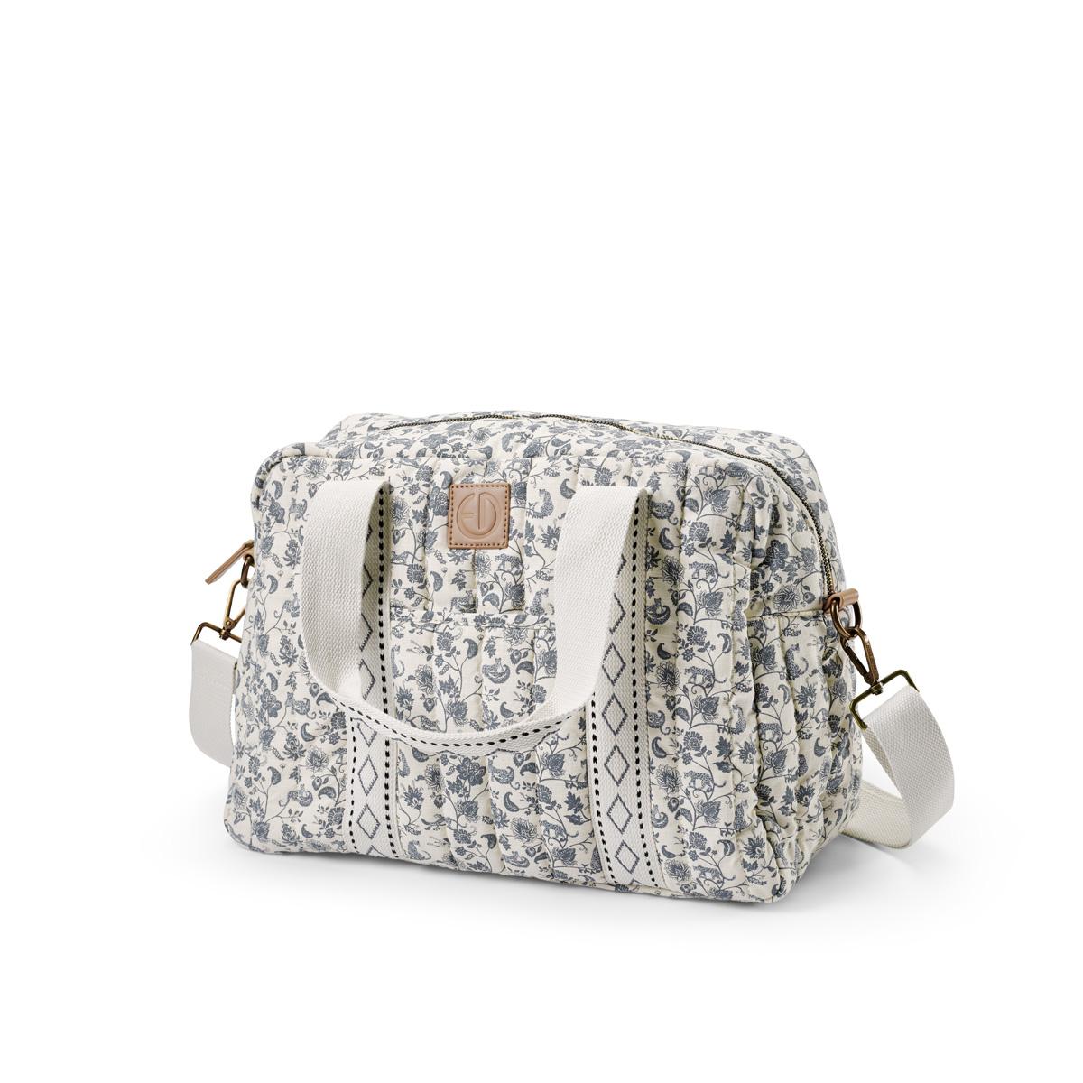 Elodie Changing Bag Quilted - Garden Leo Toile