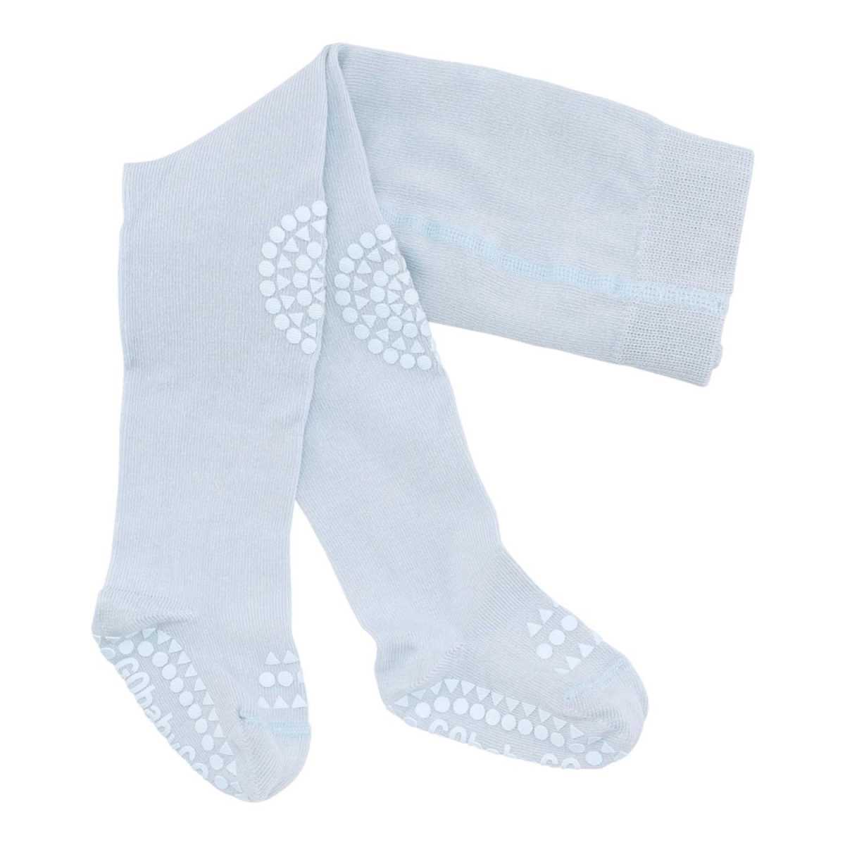 GobabyGo Crawling Tights Bamboo, Sky Blue