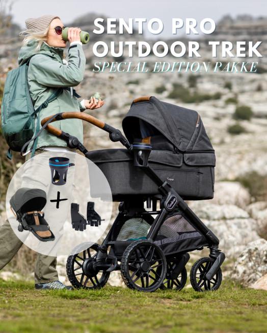 Emmaljunga Sento Pro Ergo+, Outdoor Trek inkl. koppholder og bilstoladapter - Special Editon 2026