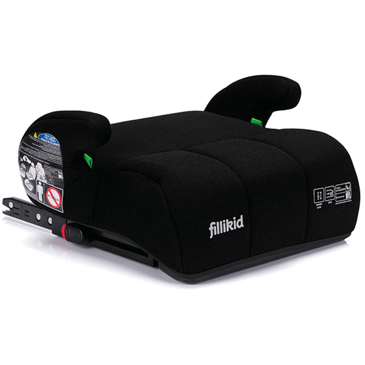 Fillikid Comfort Bilstolpute m/Isofix, Black