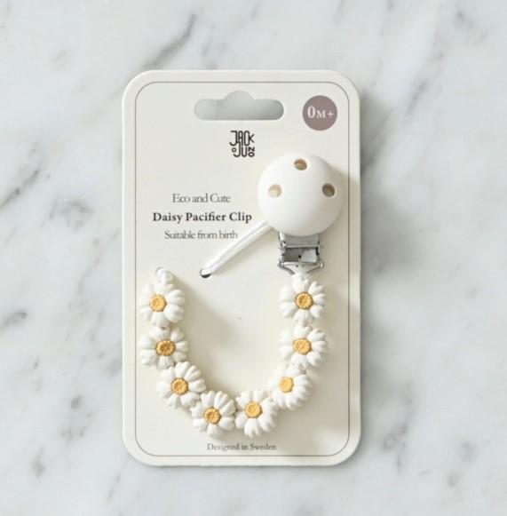 JACK O JUNO Daisy Pacifier Clip